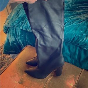 dolce vita women's coop slouchy suede tall boots